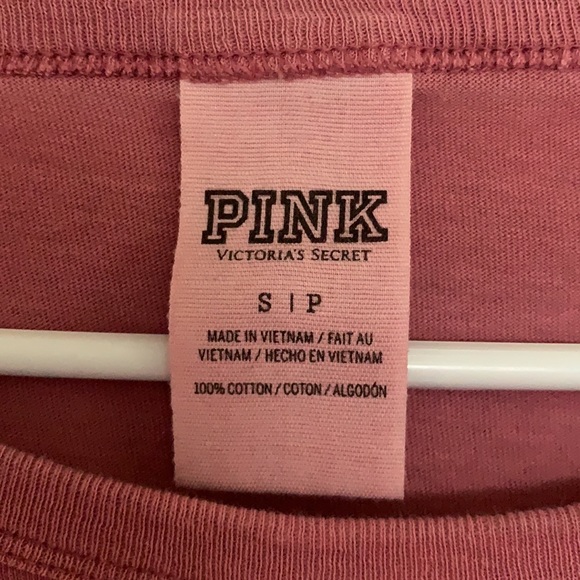 Pink Victoria Secret Tee Size Small - Picture 2 of 3